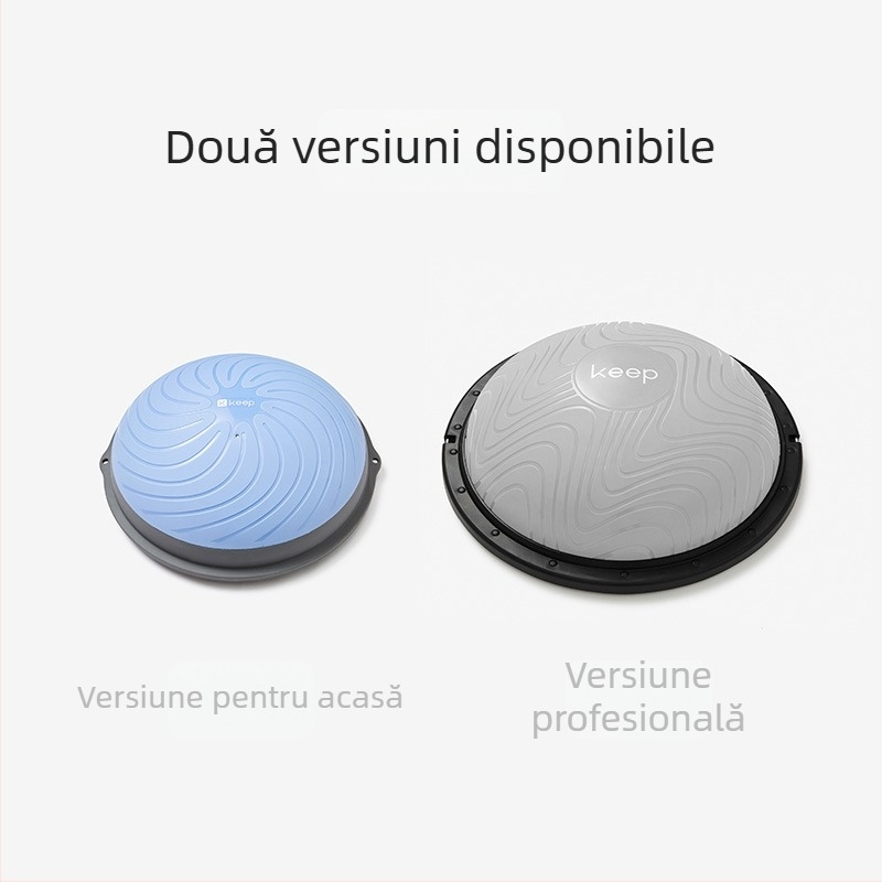 minge de yoga din ABS, minge de naștere semi-circulară îngroșată pentru yoga, pilates acasă și modelare corporală