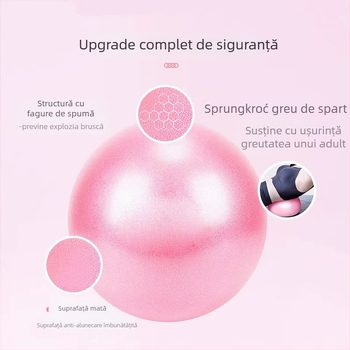 minge de yoga QZE, material TPE, gonflabilă, rezistentă la rupere, greutate 100
