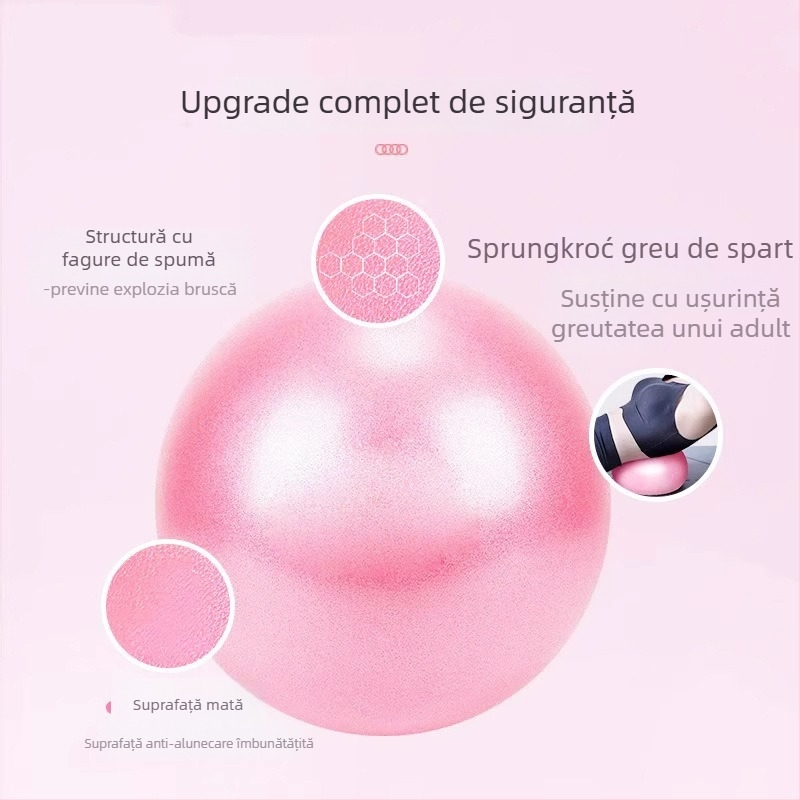 minge de yoga QZE, material TPE, gonflabilă, rezistentă la rupere, greutate 100