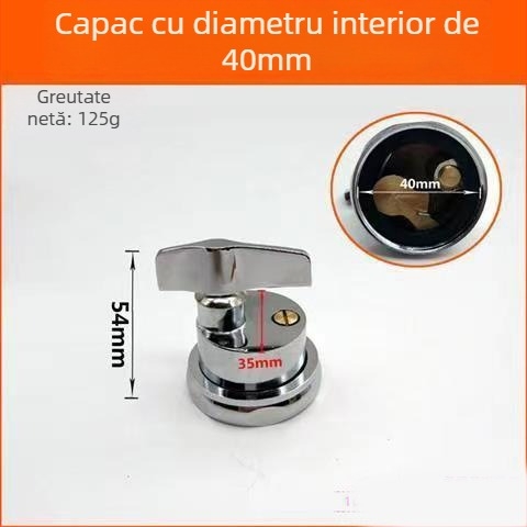 Accesorii pentru supapa de spălare unghiulară a toaletei — corp din cupru, întârziere a spălării, set de reparații, stil modern simplu