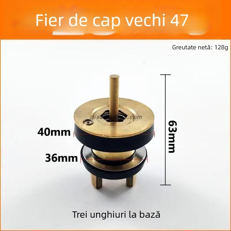 Accesorii pentru supapa de spălare unghiulară a toaletei — corp din cupru, întârziere a spălării, set de reparații, stil modern simplu
