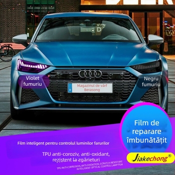 Folie pentru faruri auto: material - etichete; tip - folie pentru lumini; model transparent; montaj autoadeziv; personalizare disponibilă