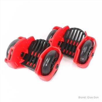 Pantofi de mers Blue pentru adulți și copii cu lumini LED pe roți