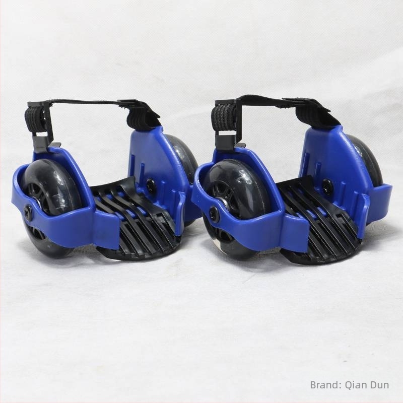 Pantofi de mers Blue pentru adulți și copii cu lumini LED pe roți