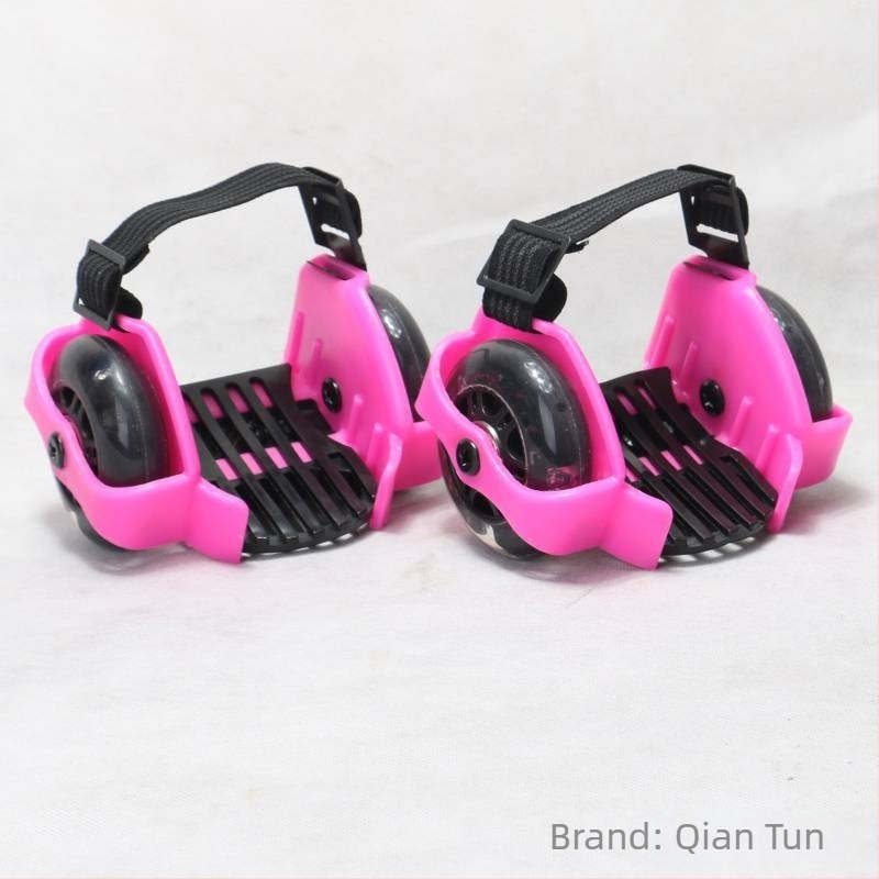 Pantofi de mers Blue pentru adulți și copii cu lumini LED pe roți