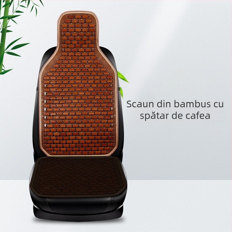 Perna de șezut pentru bancheta din spate – felii de bambus, pernă respirabilă de răcire, universală pentru toate anotimpurile, brand Ming che zhi bao