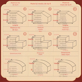 Blank pentru țeavă de briar italiană — bloc de lemn natural, rădăcină briar, material învechit, DIY