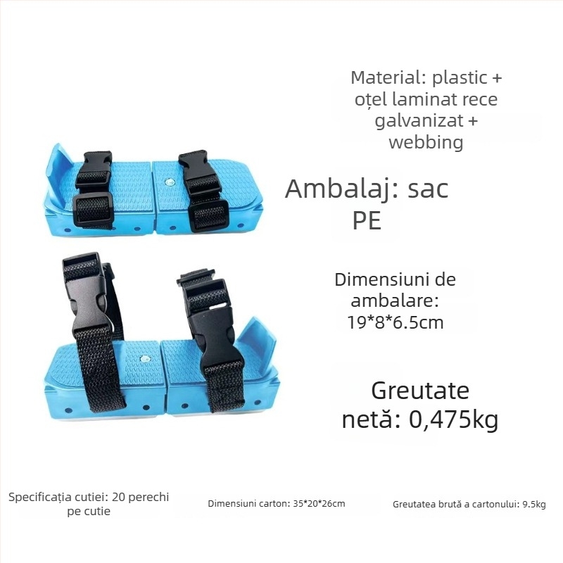 Momo Pantofi de patinaj pentru copii – iarnă, pentru începători, ajutoare pentru patinare freestyle pe zăpadă, turnare prin suflare și injecție (2024)