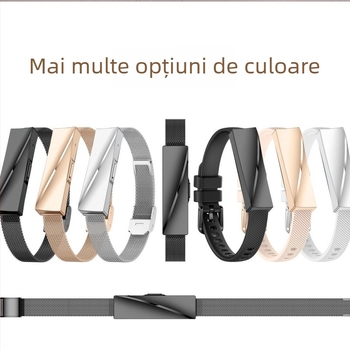 DS01 Bratara inteligentă cu monitorizare ritm cardiac, detecție oxigen în sânge, monitorizare somn, baterie 15–21 de zile, rezistentă la apă