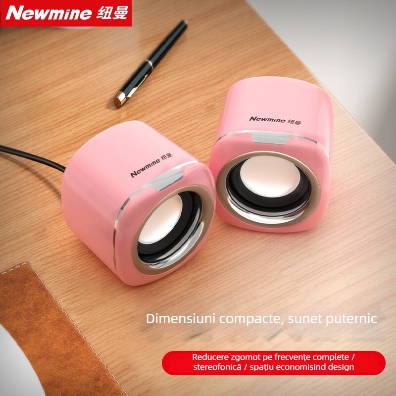 Difuzor pentru notebook USB BT55 cu drivere duale, 130Hz-18kHz, SNR ≥80dB