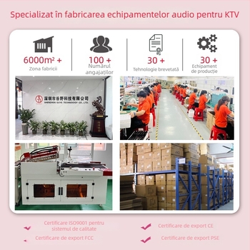 Boxă Karaoke Bluetooth wireless cu microfon încorporat, Bluetooth 5.3, 5W, baterie încorporată 1000-1200mAh, răspuns în frecvență 100Hz-10kHz, SNR ≥95dB