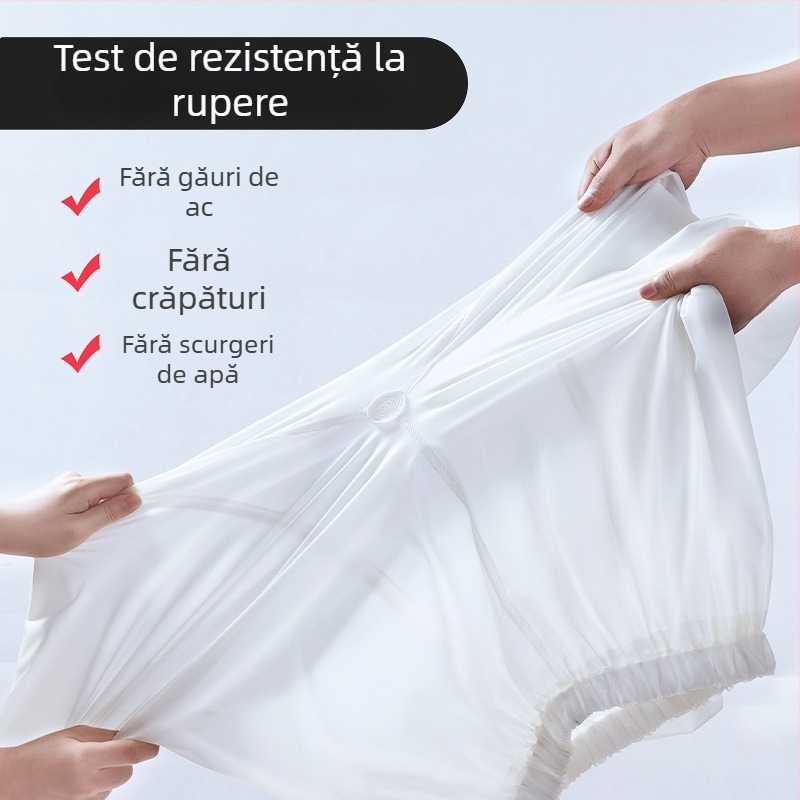 Pelerină impermeabilă split pentru adulți Haixiang, țesătură PVC, transparentă cu benzi reflectorizante, logo personalizat