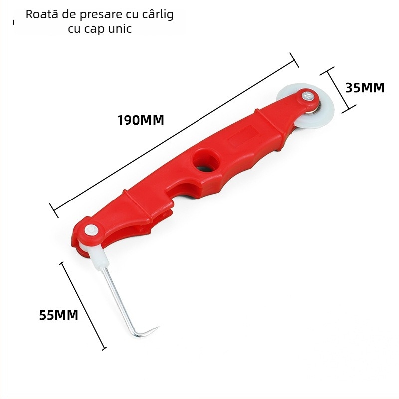 Instrument pentru înlocuirea plasei ferestrei, aliaj de aluminiu, bandă de presare, unealtă cu cârlig, bandă adezivă pentru plasă, plasă cu model diamant