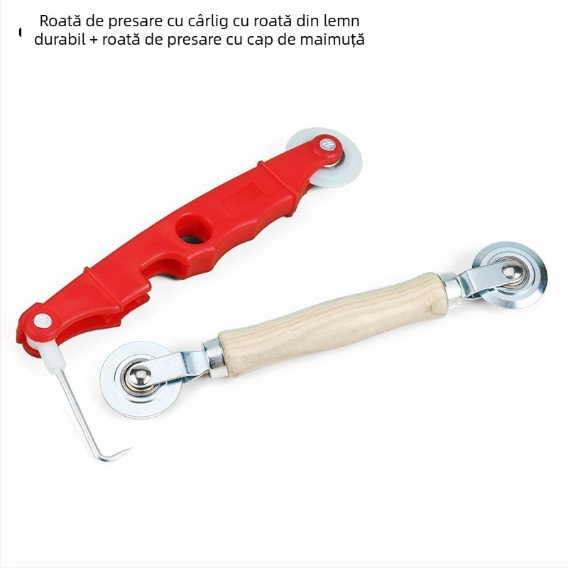 Instrument pentru înlocuirea plasei ferestrei, aliaj de aluminiu, bandă de presare, unealtă cu cârlig, bandă adezivă pentru plasă, plasă cu model diamant