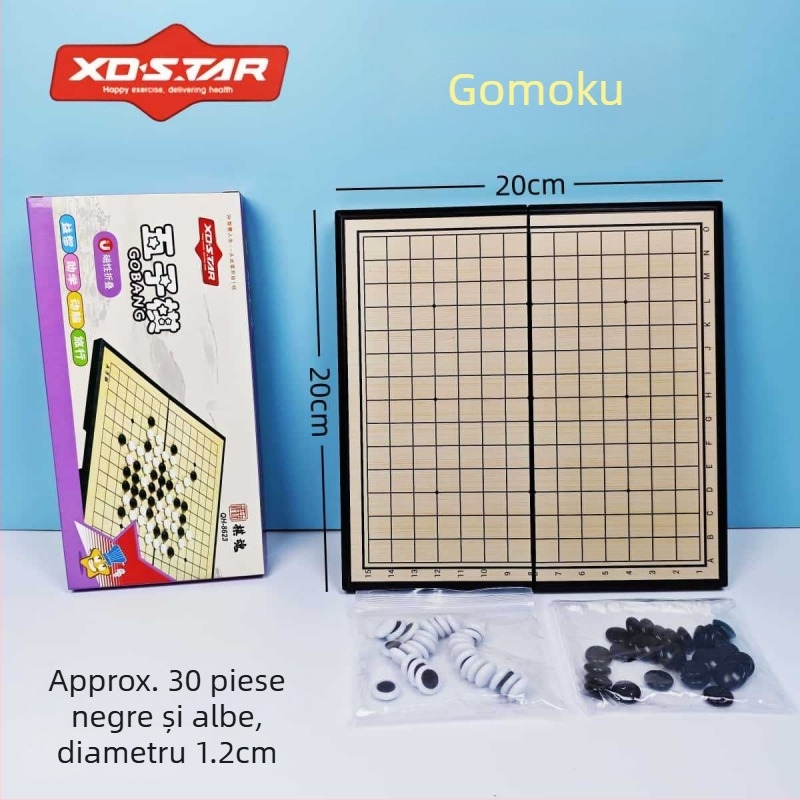Set magnetic cu mai multe jocuri de șah pentru familie (Material: plastic + magnet; Brand: Star; Vârsta: 7–14 ani; Potrivit pentru familie; Funcție: atracție magnetică)
