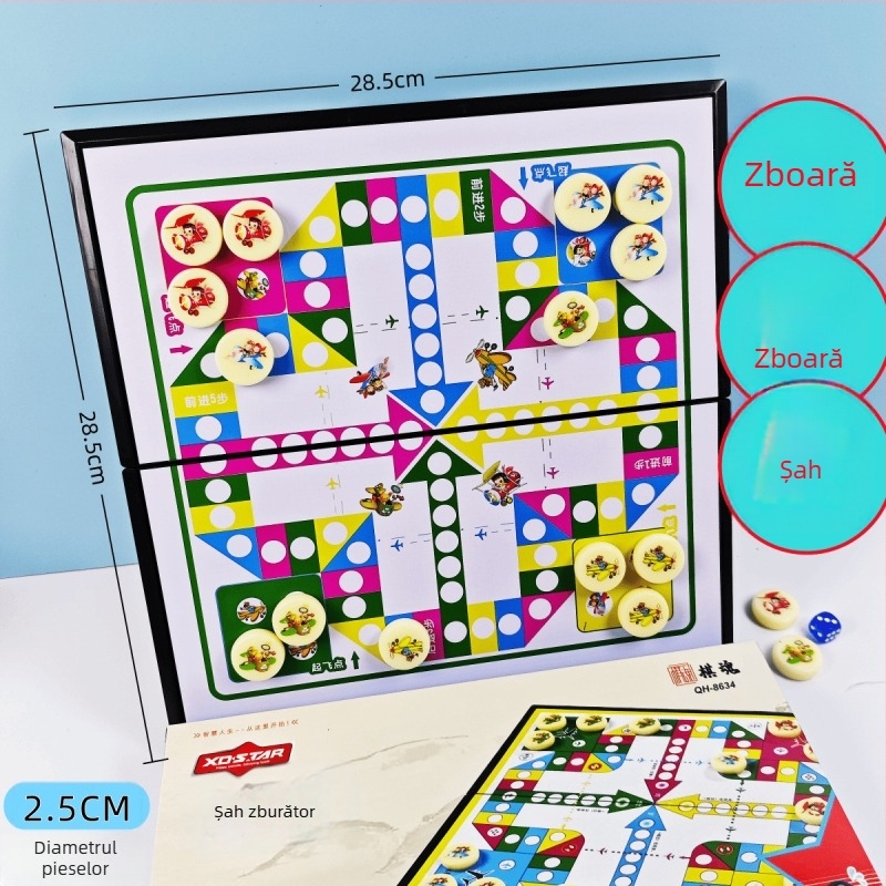 Set magnetic cu mai multe jocuri de șah pentru familie (Material: plastic + magnet; Brand: Star; Vârsta: 7–14 ani; Potrivit pentru familie; Funcție: atracție magnetică)