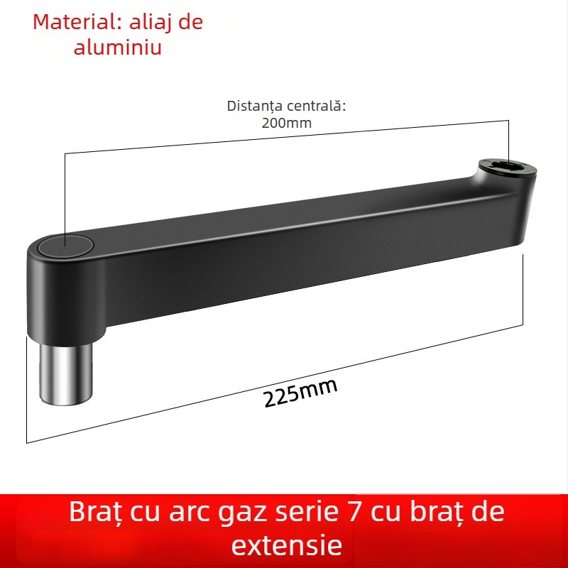 Braț universal pentru monitor, montat pe perete, extensie telescopică, capacitate 5–10 kg