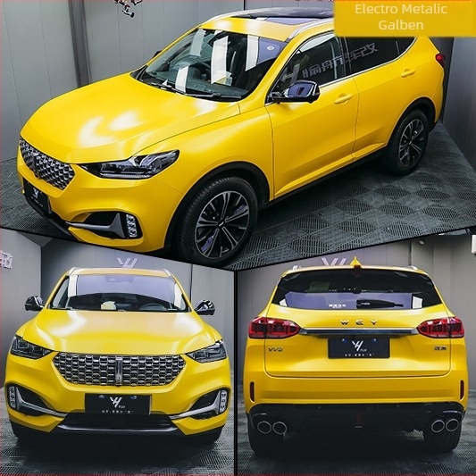 Autocolant pentru caroserie, film electro-optic metal color-change, acoperire completă a vehiculului, personalizabil, tip autoadeziv