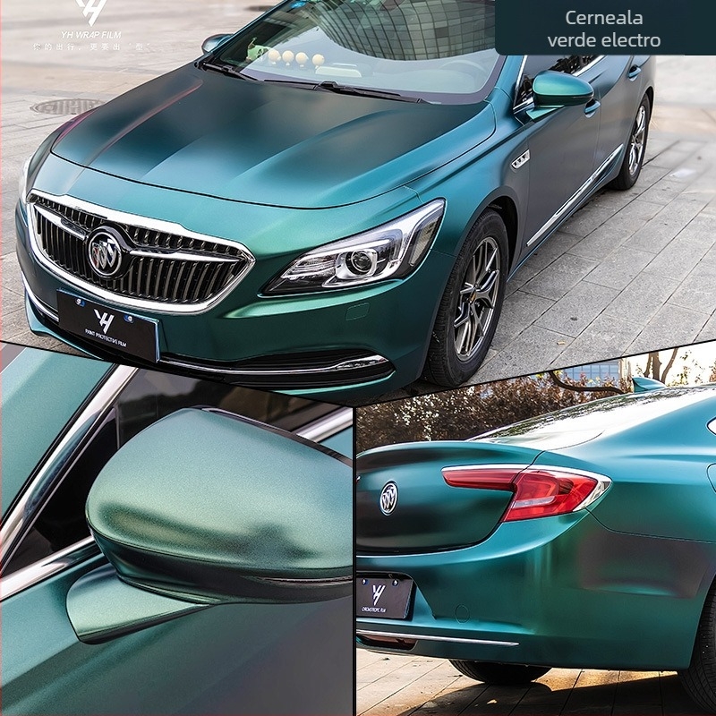 Autocolant pentru caroserie, film electro-optic metal color-change, acoperire completă a vehiculului, personalizabil, tip autoadeziv