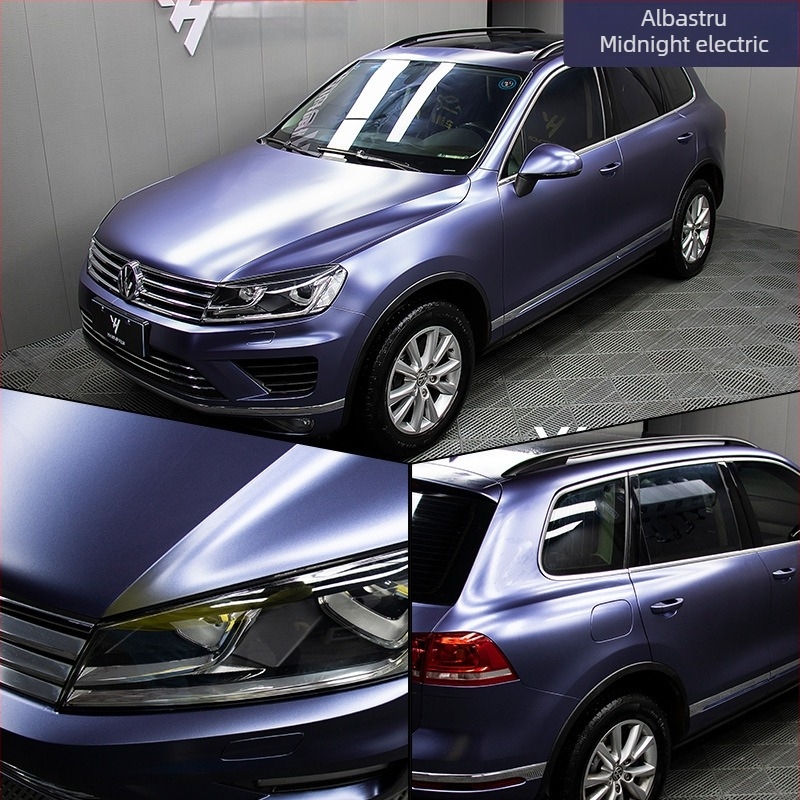 Autocolant pentru caroserie, film electro-optic metal color-change, acoperire completă a vehiculului, personalizabil, tip autoadeziv