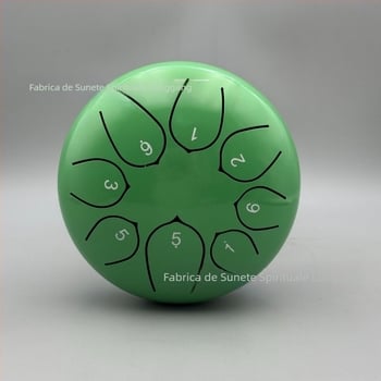 Tambur cu limbă din oțel carbon, 8 tonuri, modelul 6-8-8, pentru copii și meditație