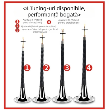Suona - Ebony suona model, instrument din lemn, origine China, ambalaj carton