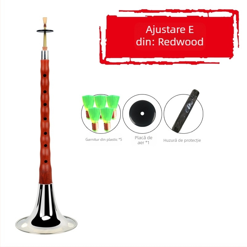 Suona - Ebony suona model, instrument din lemn, origine China, ambalaj carton