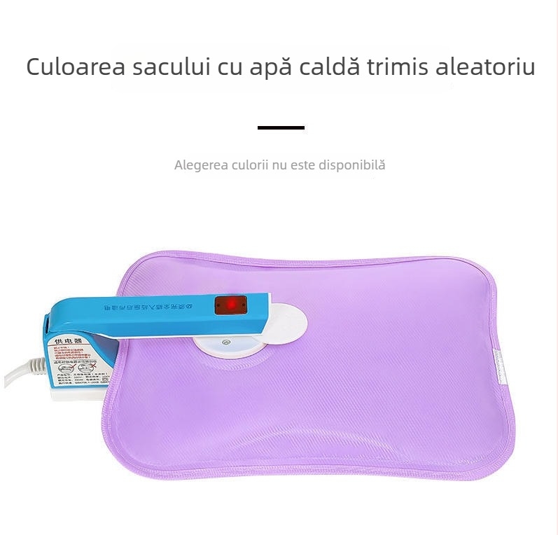 Sticlă de apă fierbinte reîncărcabilă pentru picioare, 220V, 450W, PVC, model DB-7845