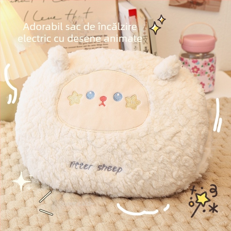 Sticlă de apă fierbinte reîncărcabilă pentru picioare, 220V, 450W, PVC, model DB-7845