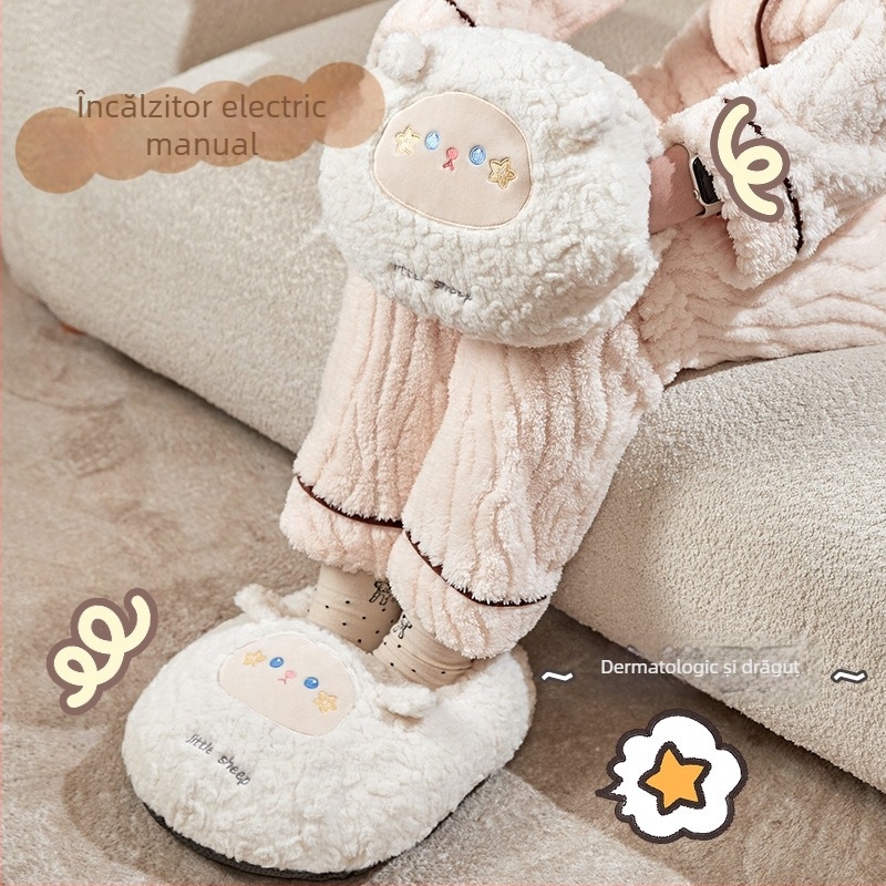 Sticlă de apă fierbinte reîncărcabilă pentru picioare, 220V, 450W, PVC, model DB-7845