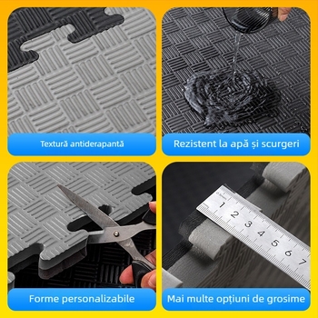 Covoraș de podea Taekwondo din spumă EVA – modular, antiderapant, absorbant de șocuri