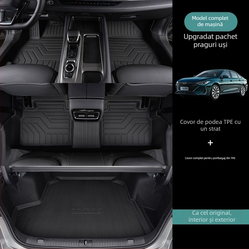 Covorașe de podea pentru interiorul mașinii, Material: TPE / Cauciuc artificial, Brand: Zeyang, Potrivite pentru autoturism special