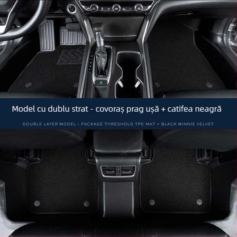 Covorașe de podea pentru interiorul mașinii, Material: TPE / Cauciuc artificial, Brand: Zeyang, Potrivite pentru autoturism special