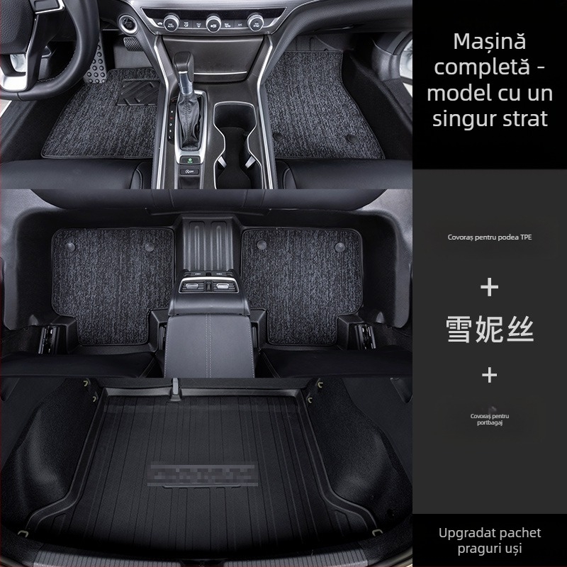 Covorașe de podea pentru interiorul mașinii, Material: TPE / Cauciuc artificial, Brand: Zeyang, Potrivite pentru autoturism special