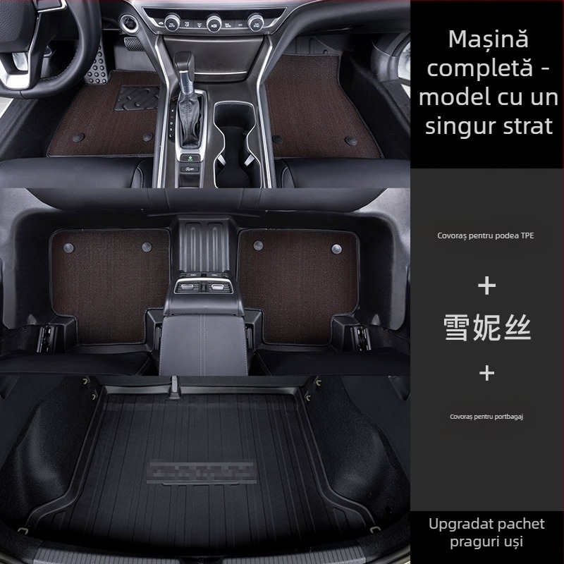 Covorașe de podea pentru interiorul mașinii, Material: TPE / Cauciuc artificial, Brand: Zeyang, Potrivite pentru autoturism special