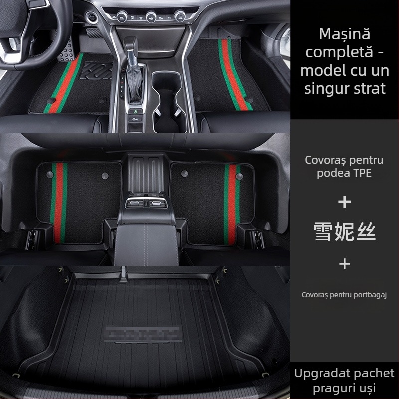 Covorașe de podea pentru interiorul mașinii, Material: TPE / Cauciuc artificial, Brand: Zeyang, Potrivite pentru autoturism special