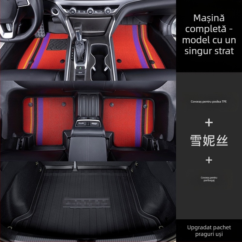 Covorașe de podea pentru interiorul mașinii, Material: TPE / Cauciuc artificial, Brand: Zeyang, Potrivite pentru autoturism special