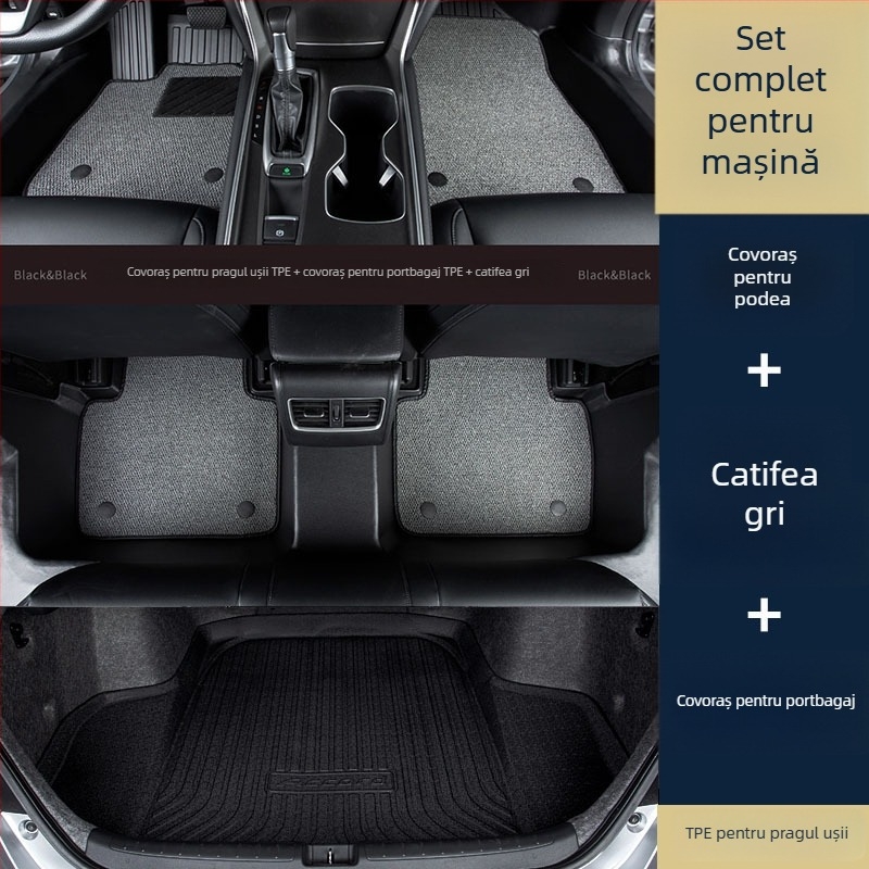Covorașe de podea pentru interiorul mașinii, Material: TPE / Cauciuc artificial, Brand: Zeyang, Potrivite pentru autoturism special