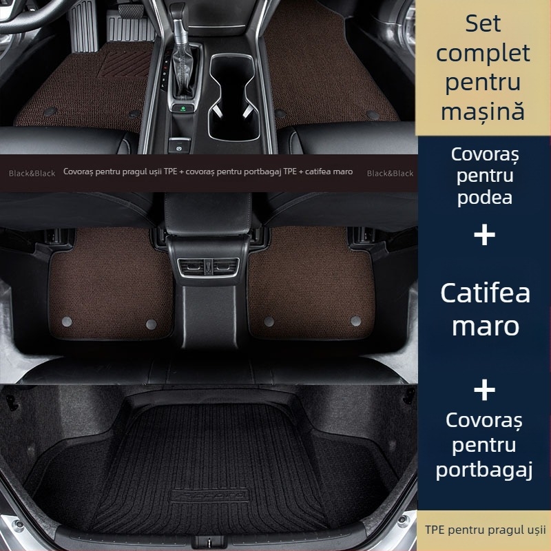 Covorașe de podea pentru interiorul mașinii, Material: TPE / Cauciuc artificial, Brand: Zeyang, Potrivite pentru autoturism special