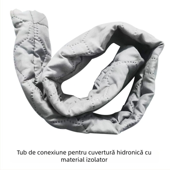 Accesorii pentru pătură de încălzire a apei: manșon izolator pentru conducta de conectare a unității principale, ventil cu trei direcții, conecttor pentru încălzire apă, capac de umplere apă (SNTPJ, 10–20 m², Haishengda)