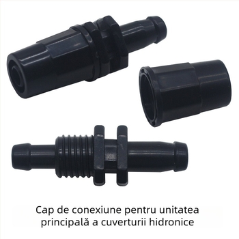 Accesorii pentru pătură de încălzire a apei: manșon izolator pentru conducta de conectare a unității principale, ventil cu trei direcții, conecttor pentru încălzire apă, capac de umplere apă (SNTPJ, 10–20 m², Haishengda)
