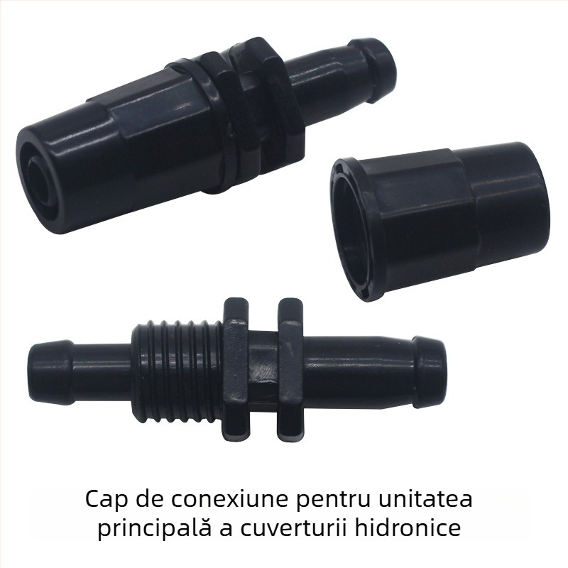 Accesorii pentru pătură de încălzire a apei: manșon izolator pentru conducta de conectare a unității principale, ventil cu trei direcții, conecttor pentru încălzire apă, capac de umplere apă (SNTPJ, 10–20 m², Haishengda)
