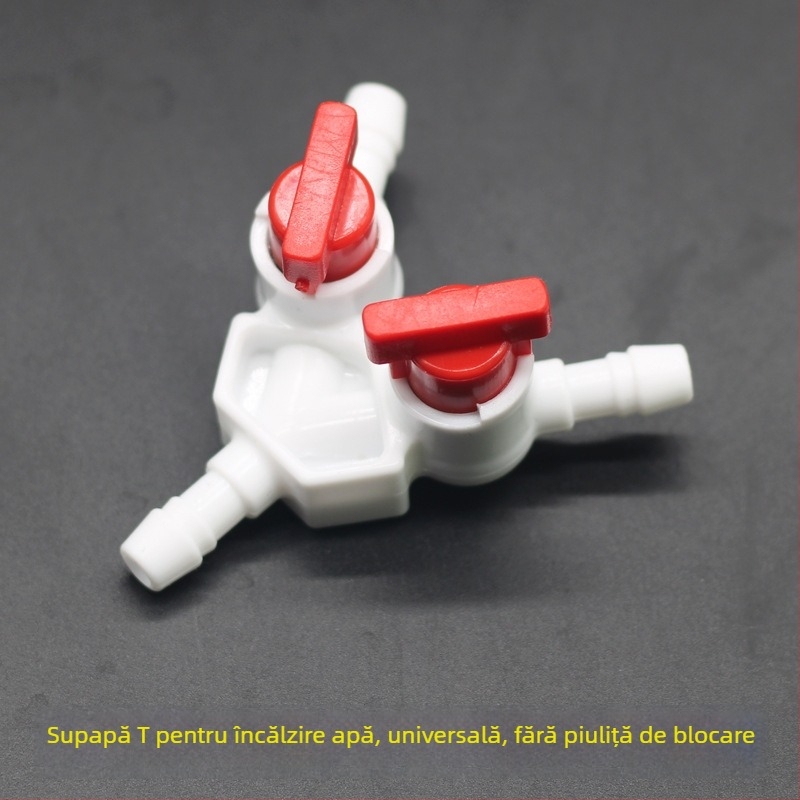 Accesorii pentru pătură de încălzire a apei: manșon izolator pentru conducta de conectare a unității principale, ventil cu trei direcții, conecttor pentru încălzire apă, capac de umplere apă (SNTPJ, 10–20 m², Haishengda)