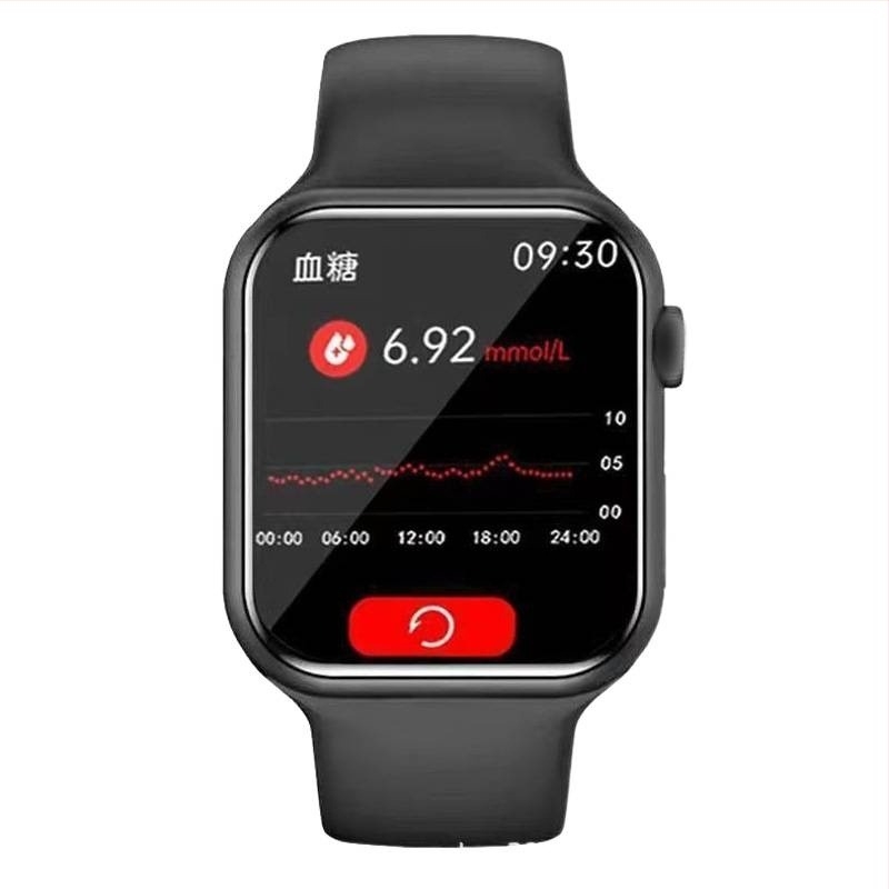 Smartwatch cu monitorizare ritm cardiac, tensiune arterială și oxigen din sânge, apeluri Bluetooth, monitorizare somn, compatibil iOS