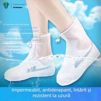 Capace pentru încălțăminte din PVC, reutilizabile, impermeabile, antiderapante, rezistente la uzură, cu design îngroșat