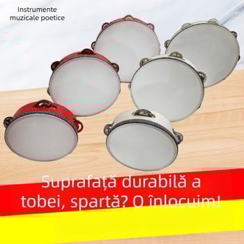 Tamburin de mână - clopoțel Poetic Musical Instrument, Material: Altul, Pentru instrumente muzicale