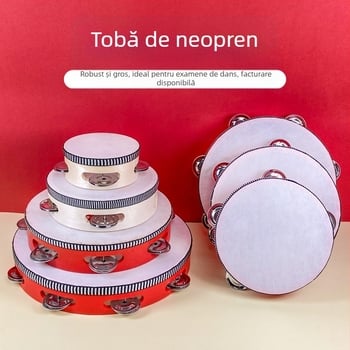 Tamburin de mână - clopoțel Poetic Musical Instrument, Material: Altul, Pentru instrumente muzicale