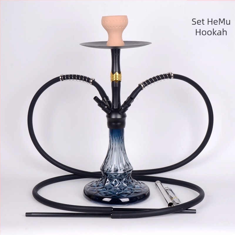 Narghilea din aliaj de aluminiu, Hemu 6002, minimalist modern, personalizare logo disponibil