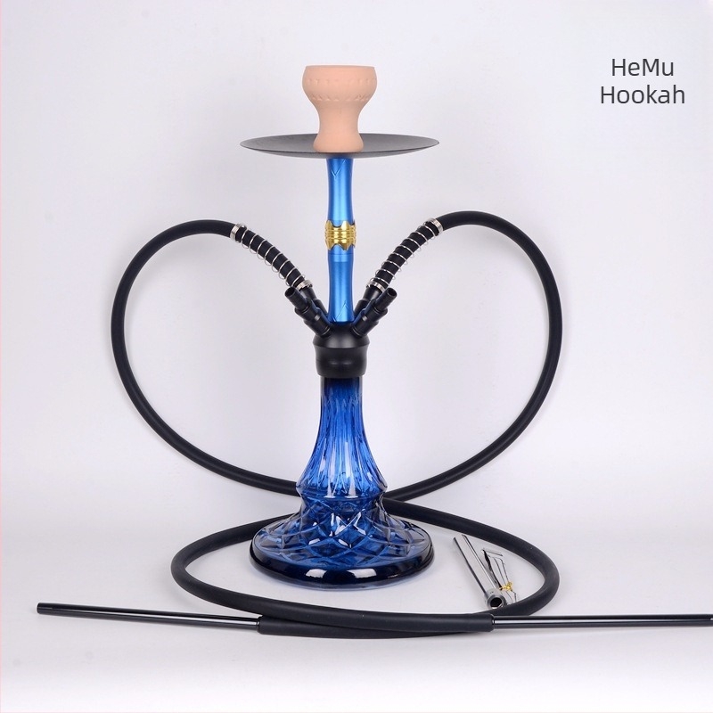 Narghilea din aliaj de aluminiu, Hemu 6002, minimalist modern, personalizare logo disponibil