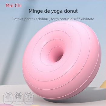 Minge de yoga PVC, formă gogoașă îngroșată, 900 g, pentru fitness și stabilitate postnatală